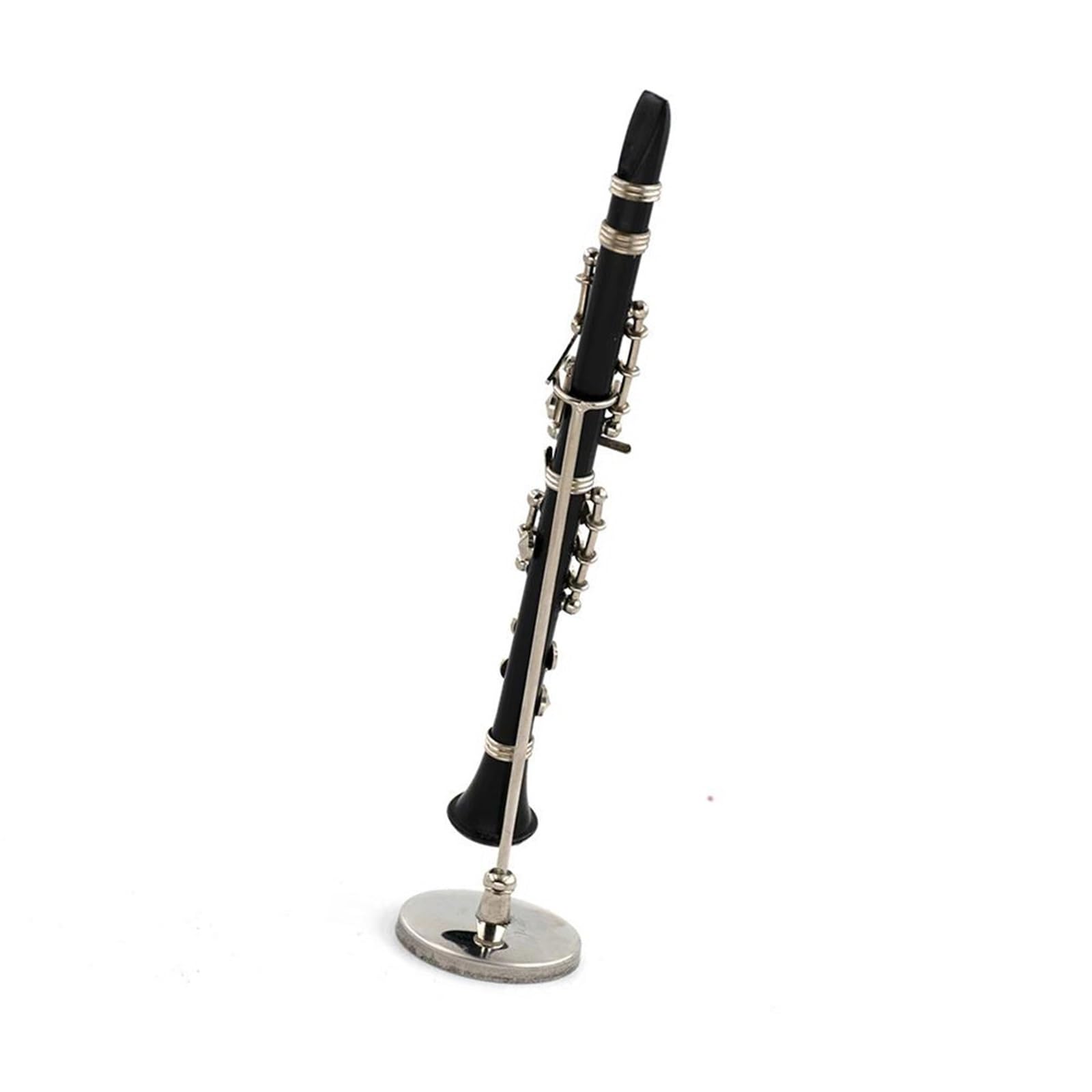 Ozdoby na instrumenty muzyczne Miniaturowe ozdoby instrumentów muzycznych w formie klarnetu ze stopu metali(16cm)