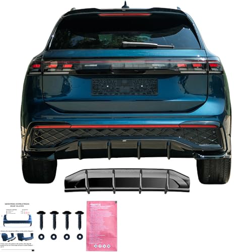 Heckdiffusor kompatibel mit VW VOLKSWAGEN Tiguan Standard/R–Line MK3 2024+