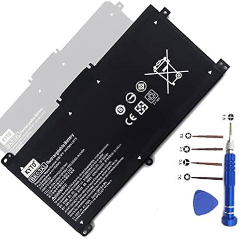 KYTD BK03XL Battery for HP Pavilion X360 14-BA000 14M-BA000:14m-ba011dx 14m-ba013dx 14m-ba015dx 14-ba253cl 14-ba125cl 14-ba175nr 14m-ba114dx 14-ba051cl 916366-421 541 916811-855 HSTNN-LB7S UB7G Cover