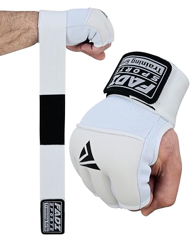 Image of Gel Boxing Hand Wraps Inner Gloves for Men & Women, Quick Slip-On Padded Knuckle Protection with Wrist Support for MMA, Muay Thai & Kickboxing, Heavy Bag & Martial Arts