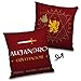 Cojín Harry Potter Gryffindor. Regalos Frikis Personalizados. Cojín Personalizado. Impresión 100% por Las Dos Caras. Relleno Incluido. Varios diseños y tamaños. Gryffindor
