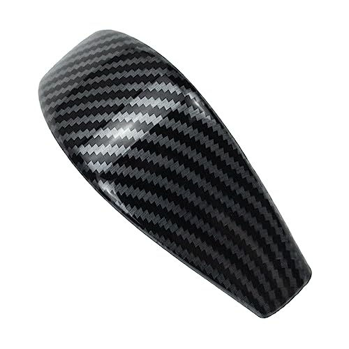 Riloer 1 funda para perilla de palanca de cambios central de fibra de carbono, cubierta de perilla de palanca de cambios, cubierta de perilla de palanca de cambios, compatible con Ford Ranger Raptor