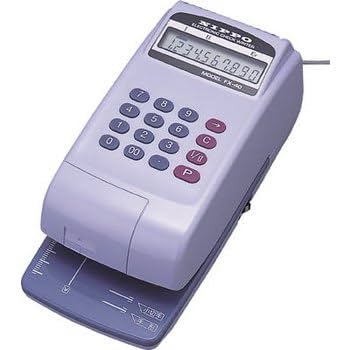 電車チェックライタ Amazon | ニッポー 電子チェックライターFX-40 FX-40 34154