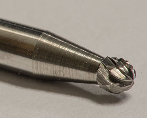 Fresa de carburo sólido SD-41 doble corte 3/32" miniatura 4