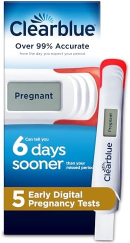 Clearblue Early Digital Pregnancy Test, Early Detection at Home P...