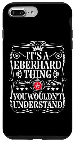 Speciale nome Eberhard retrò vintage Eberhard nome divertente design da indossare su Eberhard compleanno, vacanze, vacanze in famiglia, matrimonio, laurea, scuola, Natale, Halloween, San Valentino, festa di compleanno, divertente lavoro nome tag