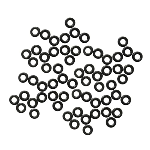 BIUDECO 100pcs Dart O-Rings for Shafts Black Non-Rubber Gasket Rod Pad Rod Washer Easy Install Carry Kit