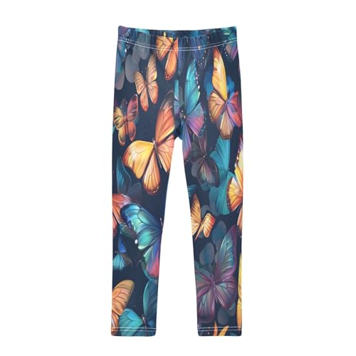 Bolaz Toddler Girls Leggings Printed Yoga Pants Leggings Many Butterflies for Kids