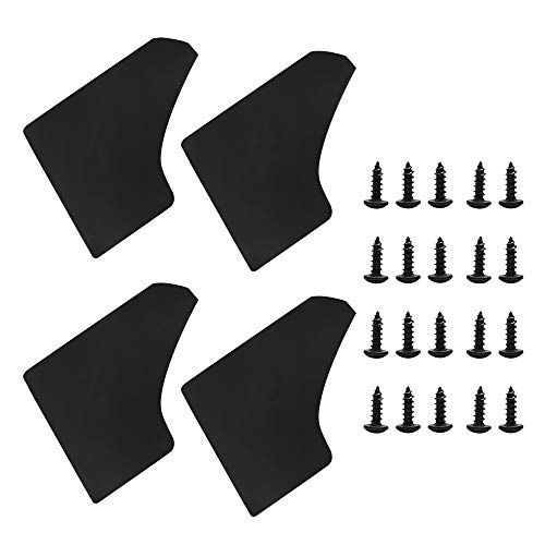 Car Mud Flaps Universal Splash Guards Front or Rear Driver and Passenger Mud Flaps Pack of 4, 20 Pieces 6mm Fastener Rivet Clips