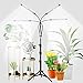 Grow Lights Sunlight White,GHodec 168LED 100W Four-Head Plant Lights,Growing Lamps for Indoor Plant，5 Dimmable Levels & 4/8/12H Timer
