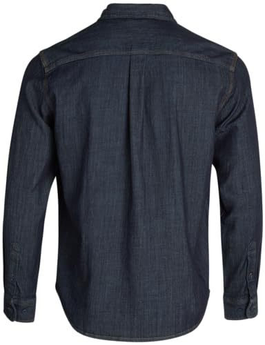 Chaps Mens Big and Tall Shirt - Comfort Stretch Button Down Denim Shirt - Long Sleeve Collared Shirt for Men, L-4X Big & Tall4