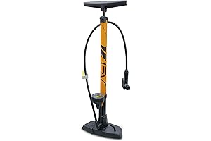 BV Auto-Switch 160 PSI Bicycle Floor Pump with Gauge