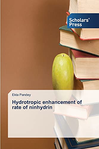 Hydrotropic enhancement of rate of ninhydrin