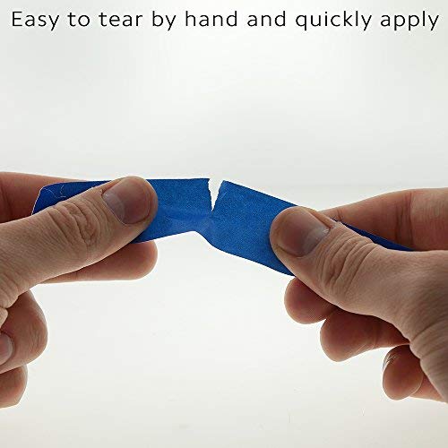 Chromalabel 1 Inch Clean Remove Color Code Tape, 500 Inch Roll, Dark Blue #TOP3