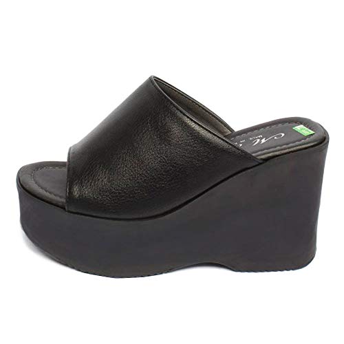 epdavin Women's Simple Comfy Open Toe Platform High Heel Slippers Slides Shoes