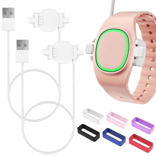 Cargador compatible con Magic Band Plus que evita pérdidas gracias a los clips de seguridad
