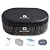 2 Person Inflatable Hot Tub, Oval Portable Blow Up Hottub with Drink Tray, LED Light, Outdoor Spa with 100 Bubble Jets and Built in Heater Pump, 2 Filter Cartridges