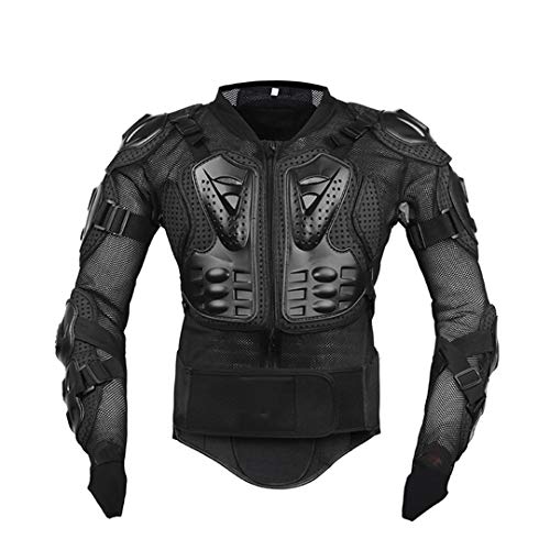 Chaqueta del motocrós protectora negra S ideal para rutas de montaña y circuitos