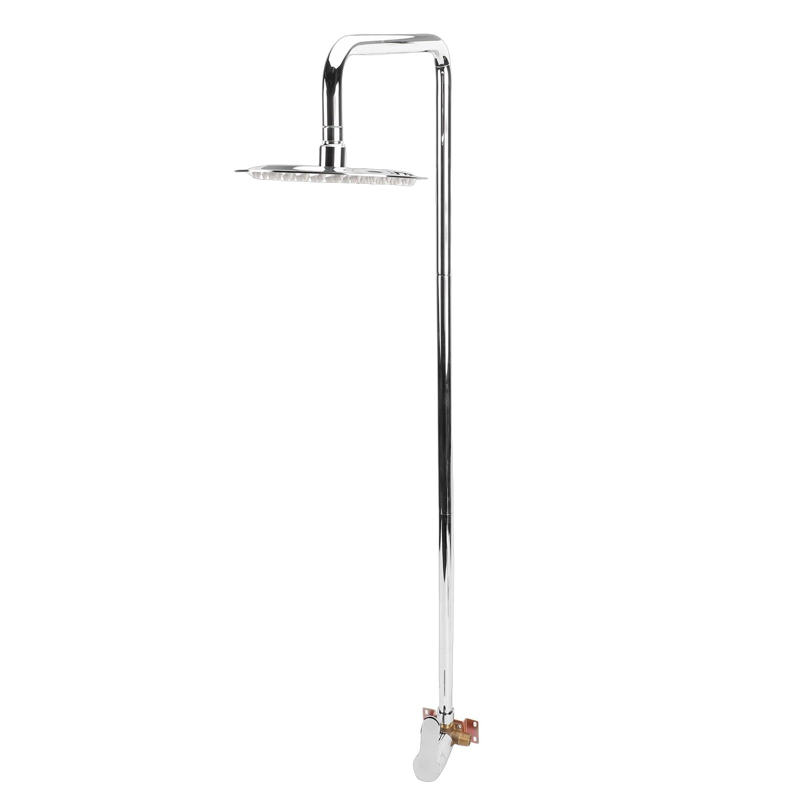 Kit de Ducha Exterior de Acero Inoxidable con Cabezal de Ducha Tipo Lluvia y Manguera para Patio, Piscina, Playa, Patio Trasero