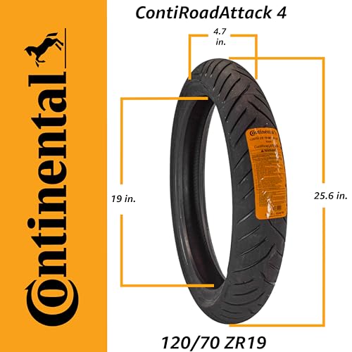 Continental 120/70 ZR19 60W Contiroadattack 4 Tl - 2