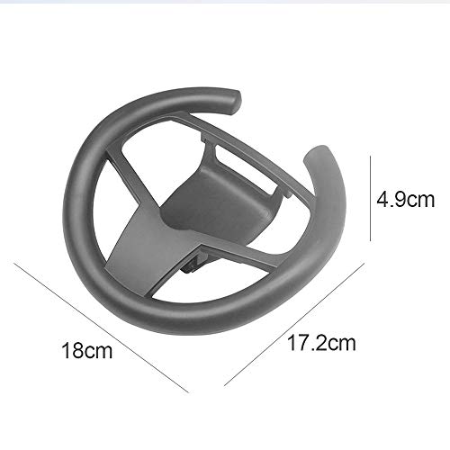 Volante do gamepad PS5, Xiaomu PS5 roda gamepad direcção, Preto