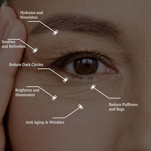 Image of Organic Castor Oil and Frankincense Roll On - 100% Pure Hexane Free Eye Oil for Under Eye, Reduces Wrinkles, Dark Circles & Puffiness, Frankincense Essential Oil for Face Roller by Fiora Naturals