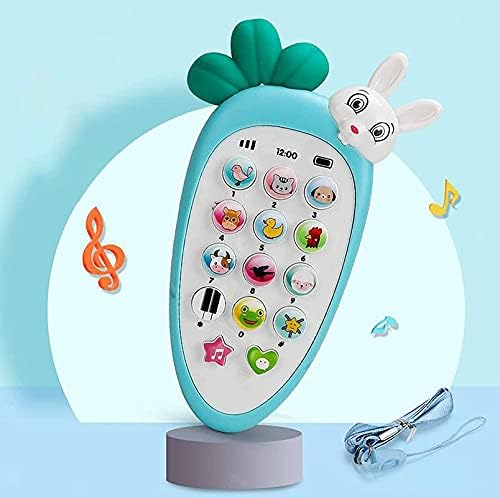 Intelligent Education Learning Kids Smartphone - Pink Carrot Mobile Phone Toy with Smart Light & Musical Sound, Early Development Baby Play Toy, Walkie Talkie for Toddlers, Boys & Girls Birthday Gift (B0D6WJ9MGV) Amazon Price History, Amazon Price Tracker