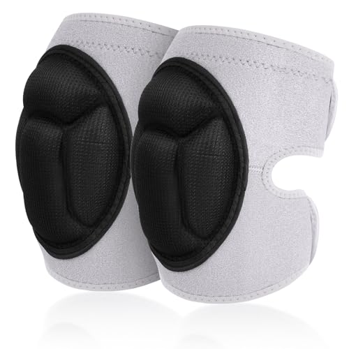 AOOWU Knieschoner Arbeiten, 1 Paar Knieschoner mit dickem Schwamm rutschfest Knieschoner Garten Kniekissen, Antikollisions Kniekissen für Gartenarbeit Fliesenleger Bodenbeläge, Volleyball, Yoga