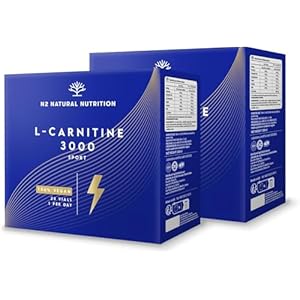 L-CARNITINE 3000 Pure 40 Ampoules Pre-Workout Booster. For Strength, Fitness, Sport. Fat Burner Increases Performance. Vegan Certified CE. N2 Natural Nutrition