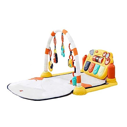 WPLHH Lekmatta för baby aktivitet gym babypedal piano fitnessram 0-1 år gamla babyleksaker träna bebisens handhjärna koordinationsutveckling följer med barnet att växa tillsammans