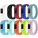 ZSZCXD for Garmin Vivofit Jr/Vivofit Jr.2 Bands, Soft Silicon Wristband Strap Replacement Bands for Garmin Vivofit Jr/Vivofit Jr.2, Small and Large(for Kids) (8Pcs, Small: 5.7")