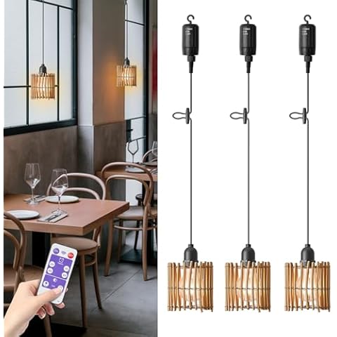 Suspension Luminaire BRIMETI Rotin Cover