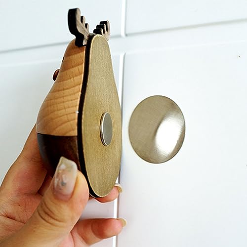 Campainha sem fio para entrada de casa Campainha de madeira elegante com design de sucção magnética