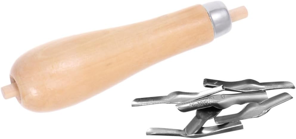 Engraving Tool Set with Wooden Handle Expert 5-Head