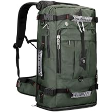 WITZMAN Travel Backpack for Men Large Duffle Luggage Bag Fit 17 Inch Laptop Carry On Bags for Airplane B681 Army Green
