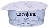 Cocojune, Yogurt Coconut Cultures Mixed Berry Organic, 4 Ounce