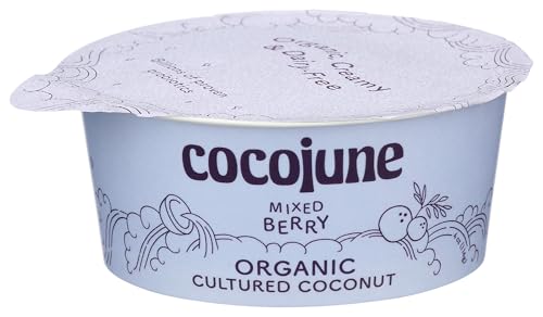 Cocojune, Yogurt Coconut Cultures Mixed Berry Organic, 4 Ounce