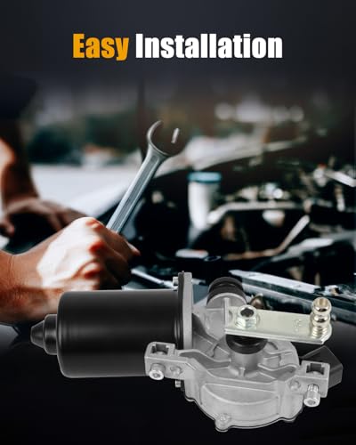 Image of ROADFAR Front Windshield Wiper Motor Fit for Hyundai for Sonata 2006-2010 | Fit For Kia For Spectra 2005-2009|For Kia For Spectra5 2005-2009|Replace 981102F000|981103K000|5 Pins
