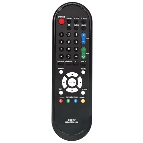 VINABTY New Replaced Ga667wjsa Remote Fit for Sharp TV Lc32d44 Lc32d44u Lc32d47 Lc32d47u Lc32d47ua Lc32d47un Lc32d47ut Lc32d49 Lc32d49u Lc32m44 Lc32m44l Lc32sb21 Lc 32sb21u Lc32sb220 - Image 5