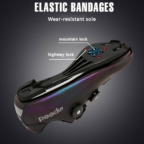 احذية ركوب الدراجات على الطرق من بليسبيلت، احذية ركوب الدراجات الجبلية للجنسين للرجال والنساء، احذية ركوب الدراجات في الاماكن المغلقة والمفتوحة، خفيفة الوزن ومقاومة للماء، احذية جيدة التهوية، مناسبة