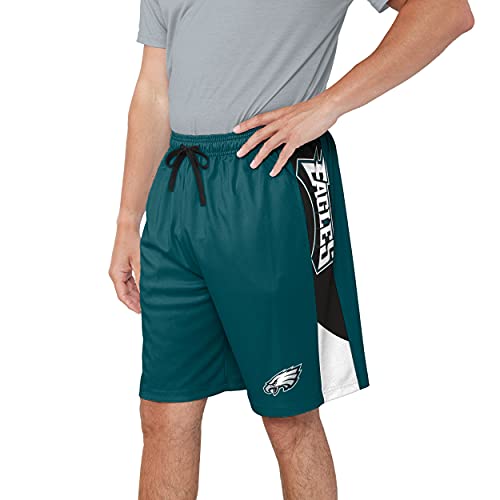 Image of FOCO NFL Mens NFL Team Logo Side Stripe Training Shorts