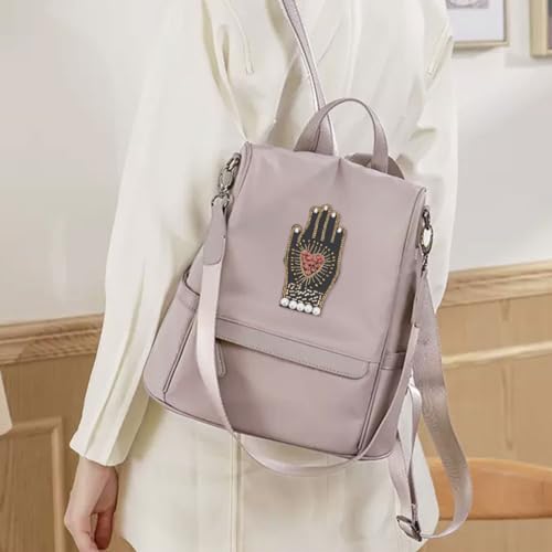 Écusson cœur en strass brillant broderie haute densité pour customisation de sacs - 6