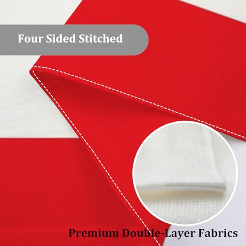 Drapeau du Liban résistant aux UV et intempéries bannière double face - 4
