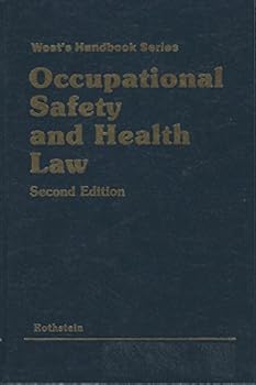 Hardcover Occupational safety and health law (West's handbook series) Book