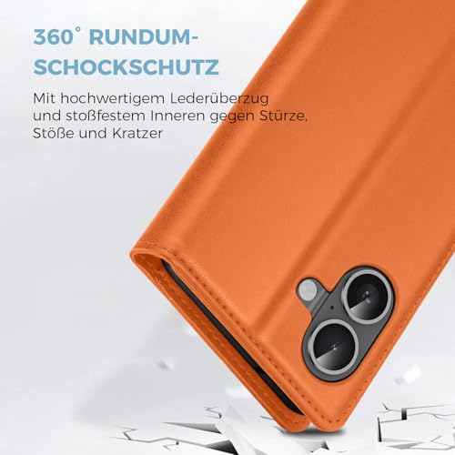 Coque iPhone 17 étui housse protection RFID cuir portefeuille flip case