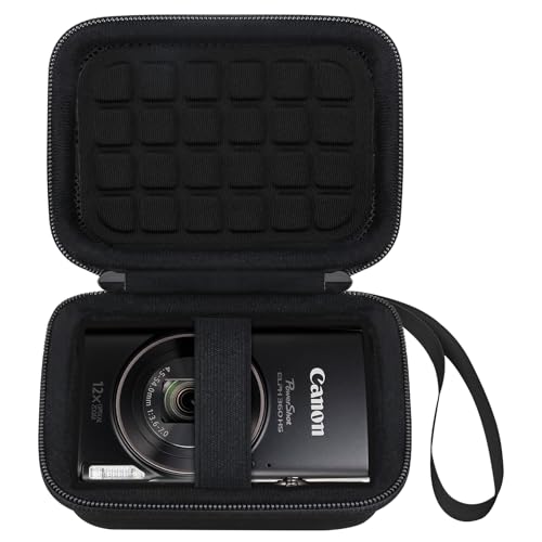 Funda rígida para cámara Canon PowerShot ELPH 360 y similares