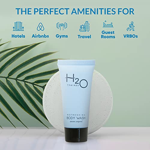 H2O Therapy Body Wash Soap, Travel Size Hotel Hospitality, 0.85 oz (Case of 300) - Image 3