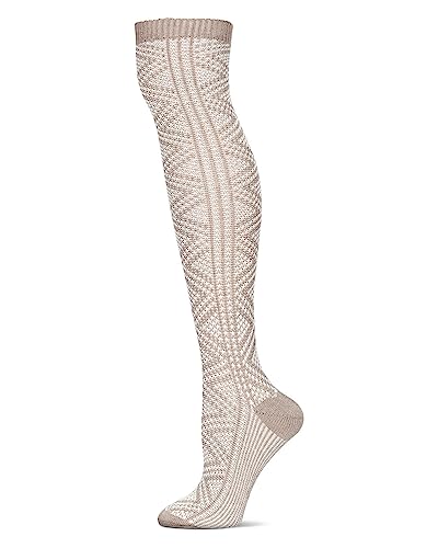 Image of Women's Diamond Tone Over The Knee Warm Sock