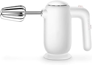 MLL Electric Whisk ręczny mikser elektryczny, 6-biegowy kij do jajek, mieszacz do jaj do kuchni, pieczenia, ciasta, kremu do jajek, rakietka do jaj o mocy 200 W