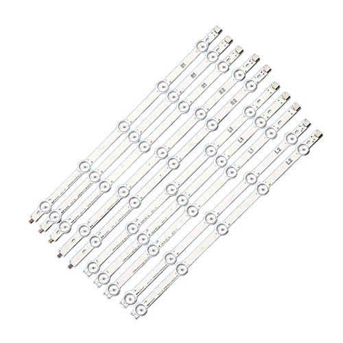 JUSTYINUO 1set / 10pcs for LG 42LN540 42LN5400 42LN5403 42LA620V 42LA6218 42LA621S LED Strips de rétroéclairage des Barres Léger Cover